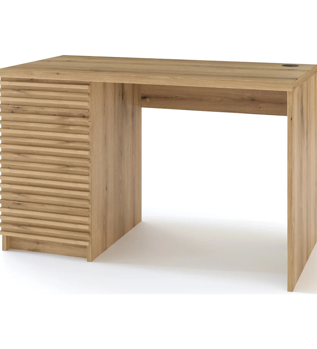 Biurko BISETT 120 - 140 cm dąb artisan*ELTAP Hot