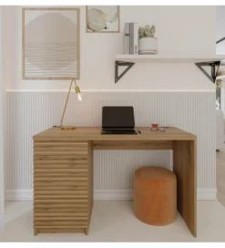Biurko Bisett 120 x 60 cm naturalne*ELTAP Outlet