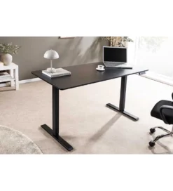 Biurko BLACK DESK 140 cm antracyt*Invicta Interior Outlet