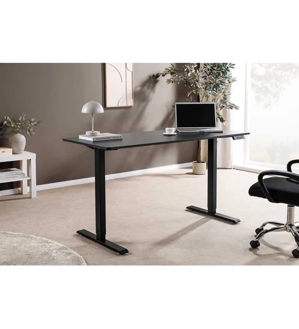 Biurko BLACK DESK 140 cm antracyt*Invicta Interior Outlet