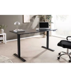Biurko BLACK DESK 140 cm antracyt*Invicta Interior Outlet