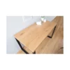 Biurko Black Desk 120 cm w kolorze dębowym outlet*Invicta Interior Best
