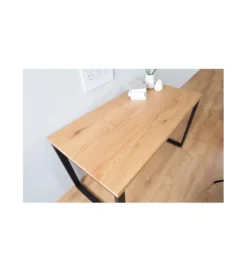 Biurko Black Desk 120 cm w kolorze dębowym outlet*Invicta Interior Best