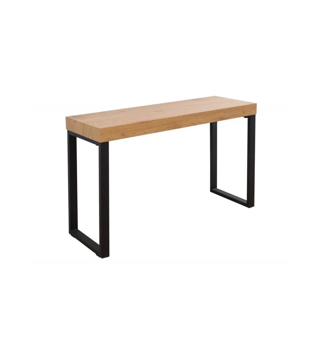 Biurko Black Desk 120 cm w kolorze dębu*Invicta Interior Best
