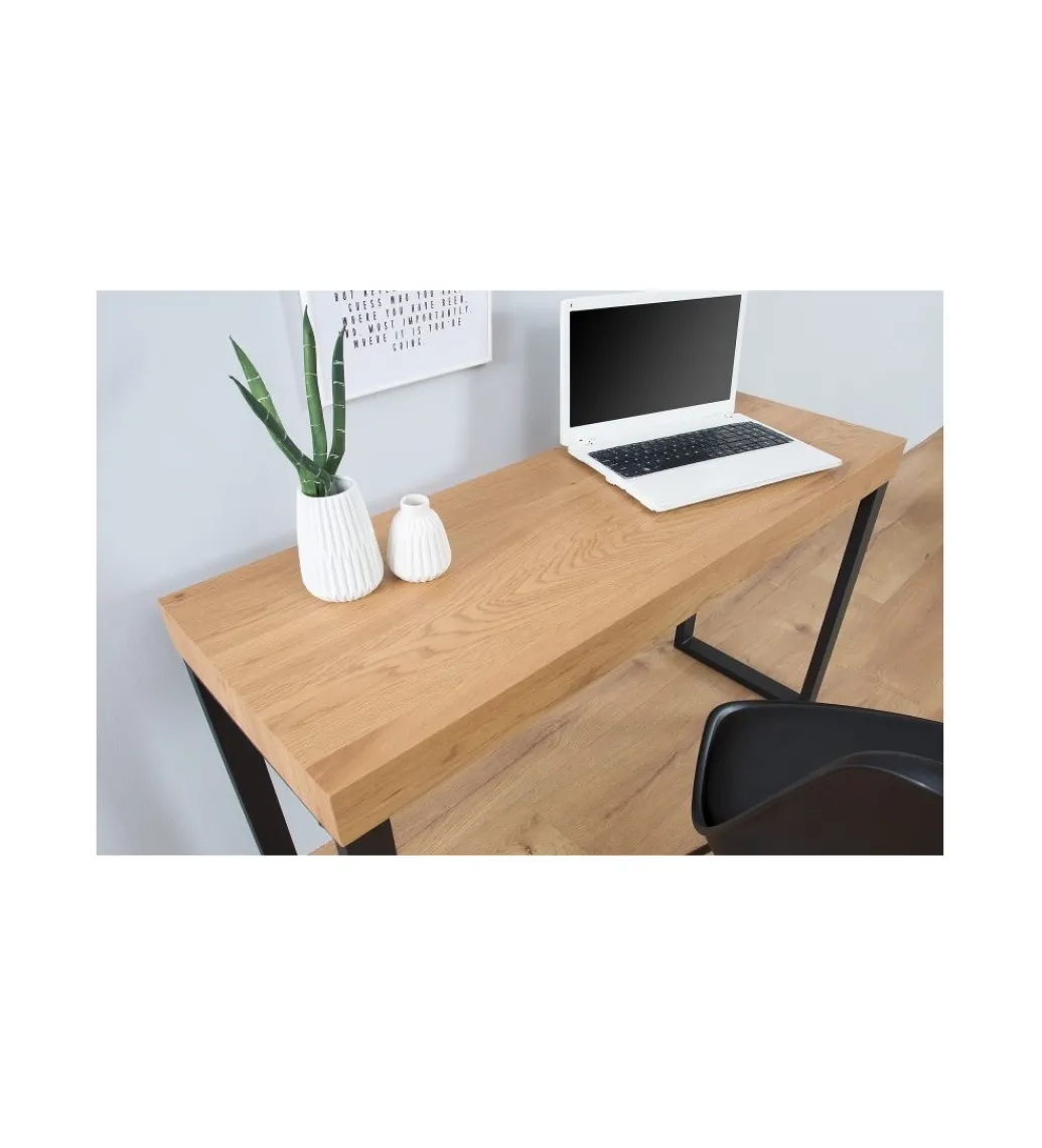 Biurko Black Desk 120 cm w kolorze dębu*Invicta Interior Best