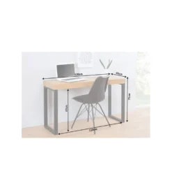 Biurko Black Desk 120 cm w kolorze dębu*Invicta Interior Best