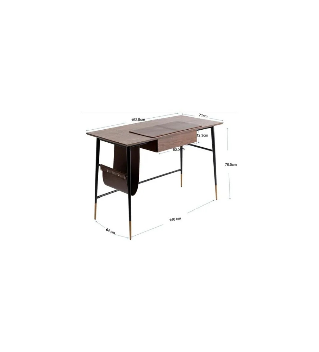 Biurko BOTICELLI 152 cm drewno jesion*KARE New