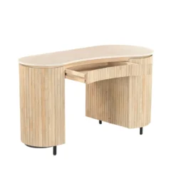Biurko BRIX DEXTER 136 cm drewno mango kamień bottecino*LF-Design Sale