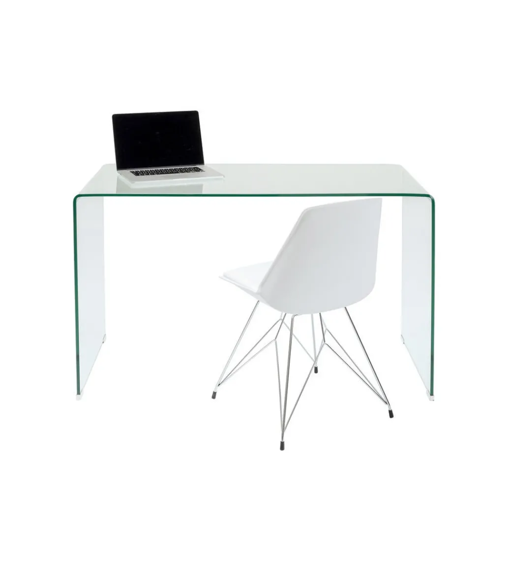 Biurko Clear Club 125 cm szklane*KARE New