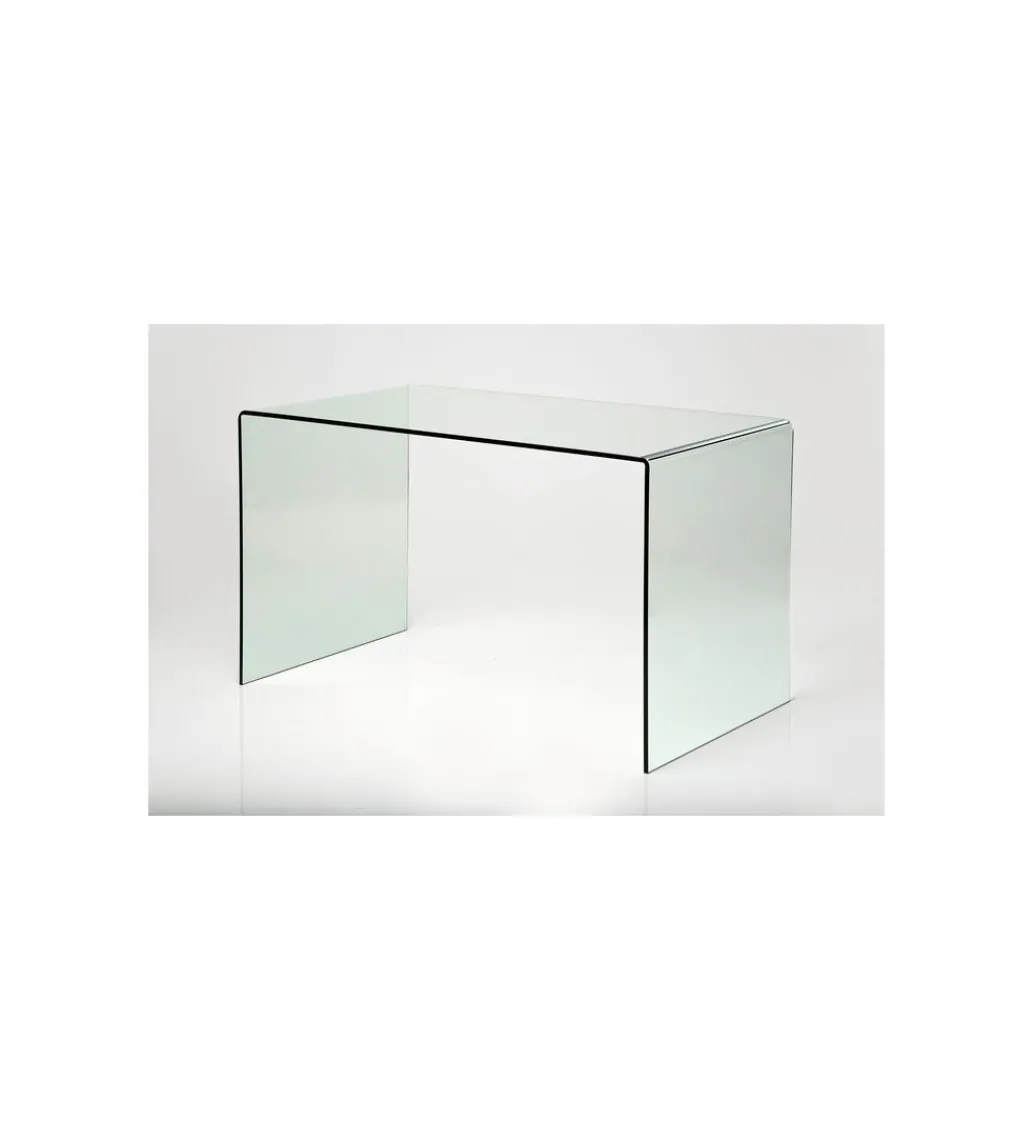 Biurko Clear Club 125 cm szklane*KARE New