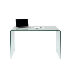Biurko Clear Club 125 cm szklane*KARE New