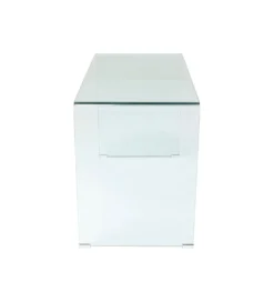 Biurko Clear Club 125 cm szklane*KARE New