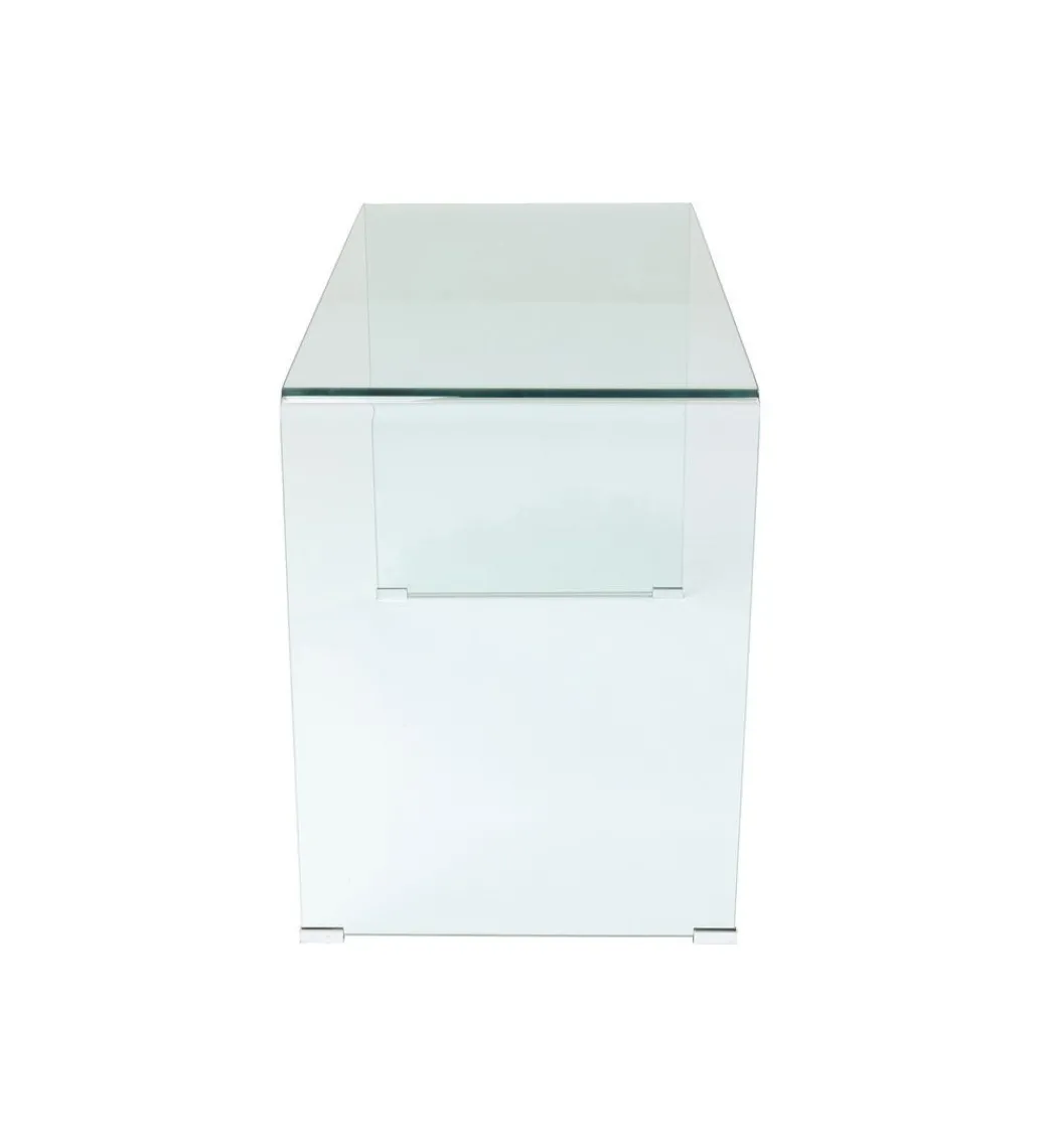 Biurko Clear Club 125 cm szklane*KARE New