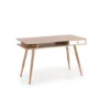 Biurko DOLORES 120 cm w odcieniu dąb sonoma - biały*Halmar Outlet