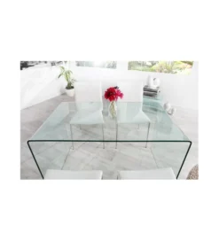 Biurko Fantome 120 cm szklane*Invicta Interior Online