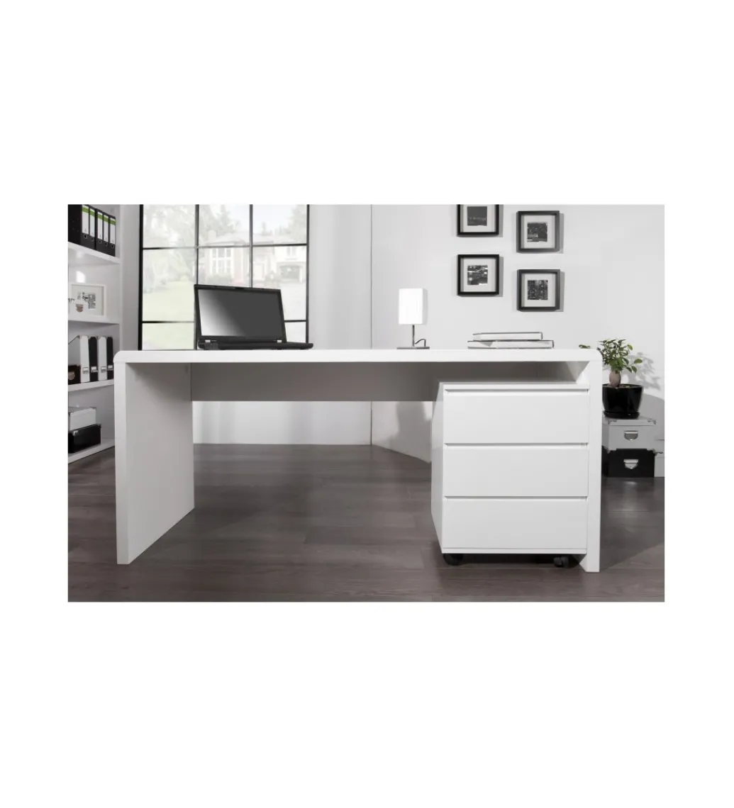 Biurko Fast Trade 160 cm białe*Invicta Interior Outlet