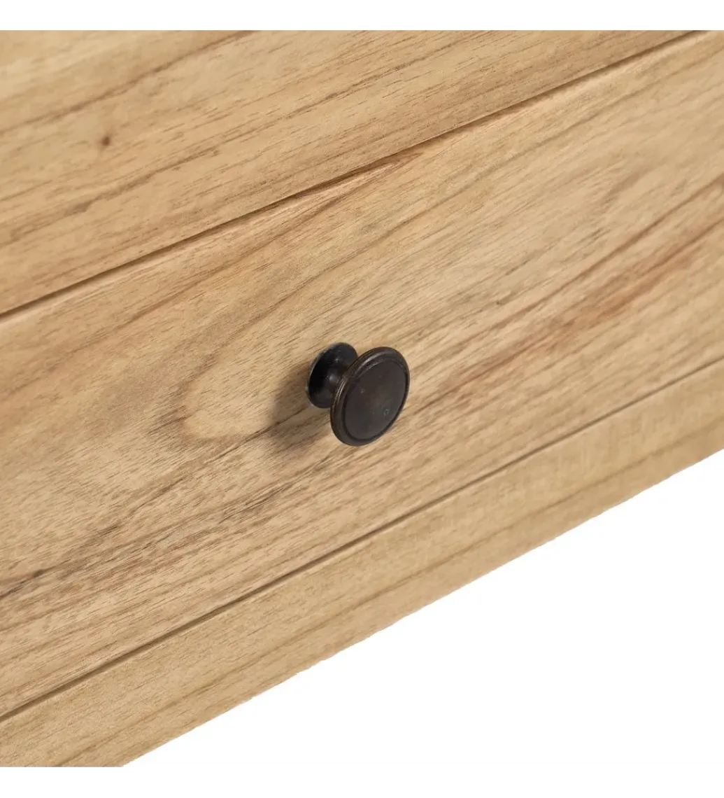 Biurko MEGANY 130 cm drewno mindi*Zona-Design Outlet