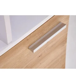 Biurko MISO 144 cm drewno dębu artisan białe*Halmar Clearance