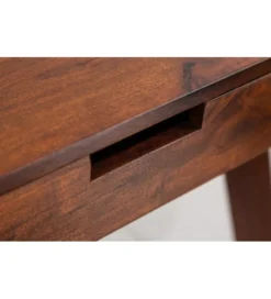 Biurko Monsoon 100 cm drewno ciemna akacja*Invicta Interior - przedsprzedaż Outlet