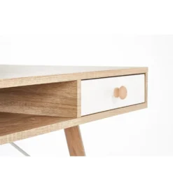 Biurko MORODER 120 cm w kolorze dąb sonoma*Halmar Sale