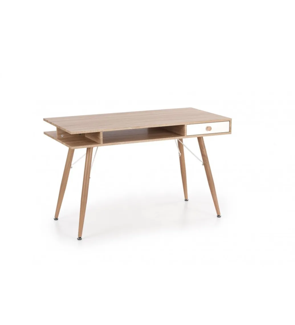 Biurko MORODER 120 cm w kolorze dąb sonoma*Halmar Sale