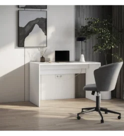 Biurko NEVY 120 - 140 cm biały*ELTAP Discount
