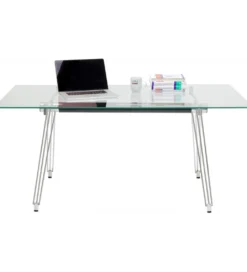 Biurko OFFICIA 160 x 80 cm szklane*KARE Online