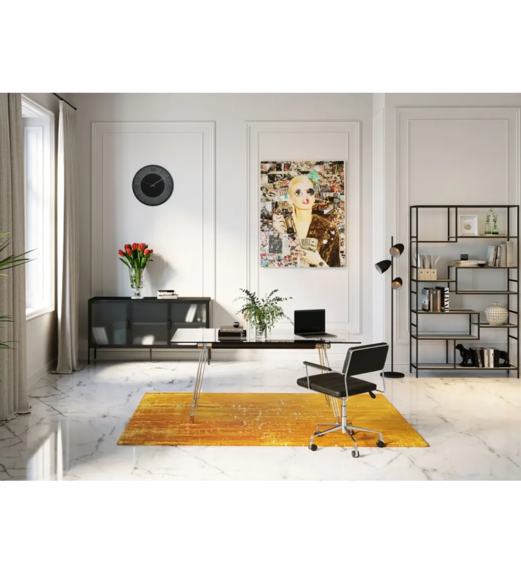 Biurko OFFICIA 160 x 80 cm szklane*KARE Online