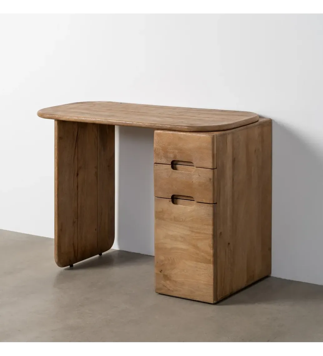 Biurko OHIO 110 cm drewno mango naturalne*Zona-Design Hot