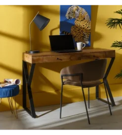 Biurko PASSE 120 cm drewno mango*Zona-Design Best