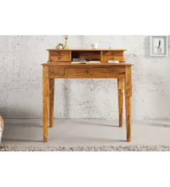 Biurko PRIMA Hemingway 90 cm drewno Sheesham*Invicta Interior Best