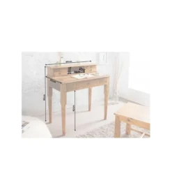Biurko PRIMA Hemingway 90 cm drewno Sheesham*Invicta Interior Best