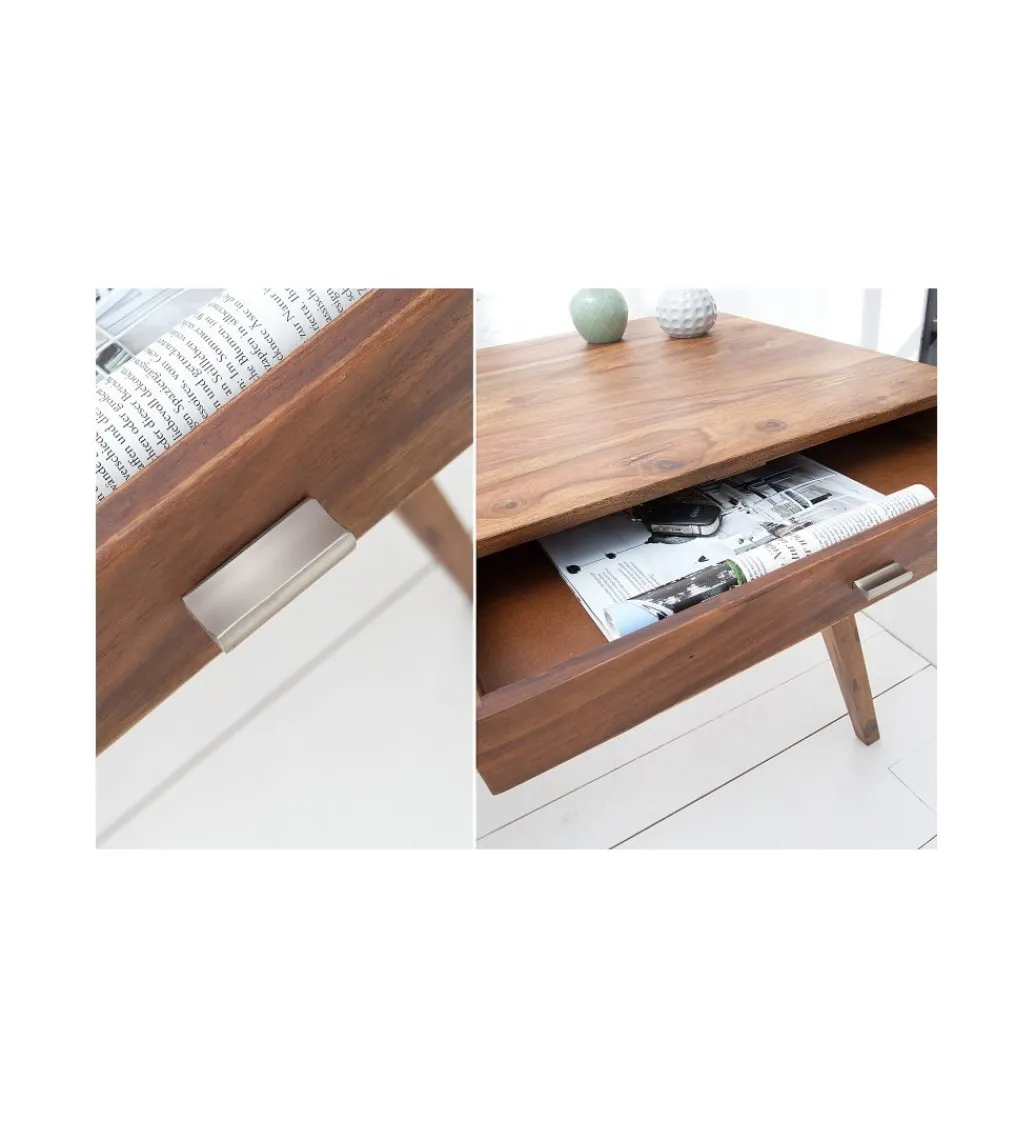 Biurko Retro 120 cm drewno Sheesham*Invicta Interior Best