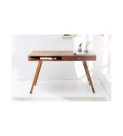 Biurko Retro 120 cm drewno Sheesham*Invicta Interior Best
