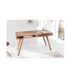 Biurko Retro 120 cm drewno Sheesham*Invicta Interior Best