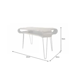 Biurko SPIN RETRO 120 cm drewno sheesham*Invicta Interior Sale