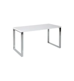 Biurko White Desk 120 cm białe*Invicta Interior New