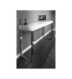 Biurko White Desk 120 cm białe*Invicta Interior Clearance