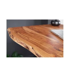 Biurko z regulowaną wysokością ARKTYKA Mammut 160 cm drewno akacja*Invicta Interior - przedsprzedaż Outlet