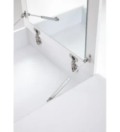 Biurko z toaletka MEGAN 120 cm biały mat*Halmar Discount