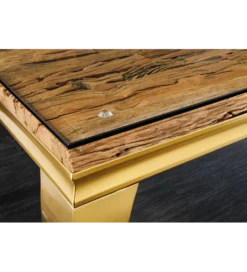 Blat do konsoli MODERN BAROCK BARRACUDA 140 cm drewno teak*Invicta Interior