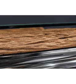 Blat do Stolika kawowego MODERN BAROCK BARRACUDA 100 cm drewno teak*Invicta Interior Sale