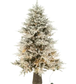 Choinka sztuczna 3000 Led sztuczny śnieg  XAMS 210 cm biała*J-Line Hot