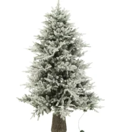 Choinka sztuczna 3000 Led sztuczny śnieg XAMS 210 cm biała*J-Line Hot