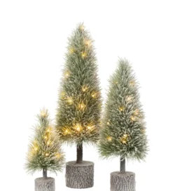Choinka XMAS LED 36 cm zielona ośnieżona*J-Line Sale