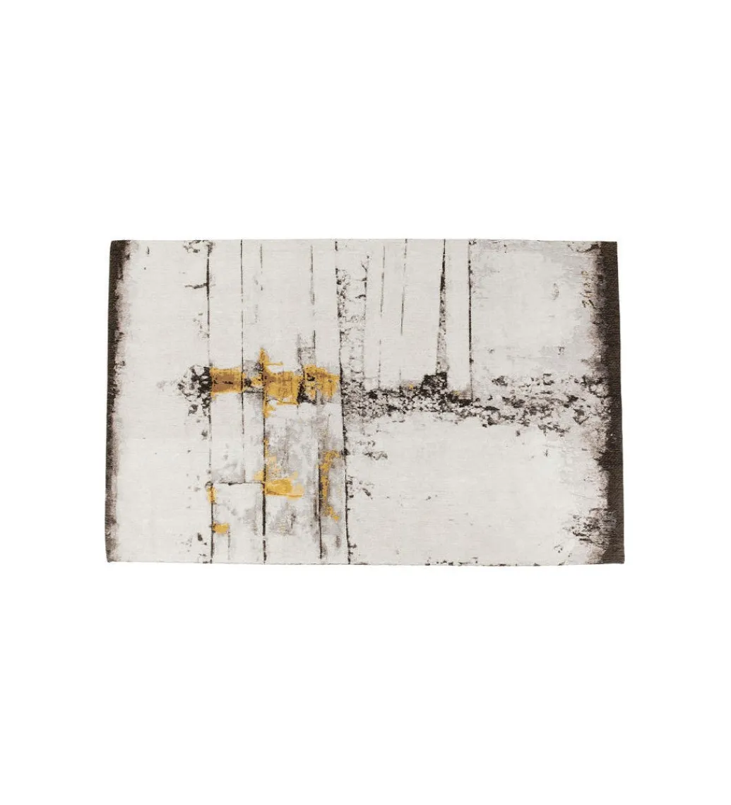 Dywan Abstract 240 cm x 170 cm szaro -żółty*KDesign Online