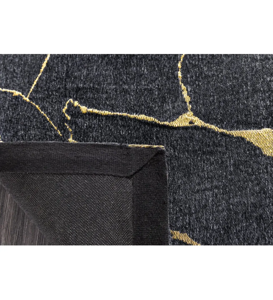 Dywan MARBLE 160 x 240 cm czarno złoty*Invicta Interior Discount