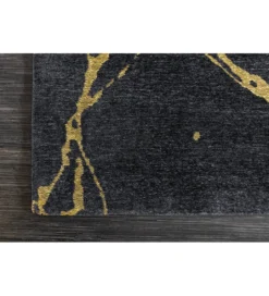 Dywan MARBLE 160 x 240 cm czarno złoty*Invicta Interior Discount