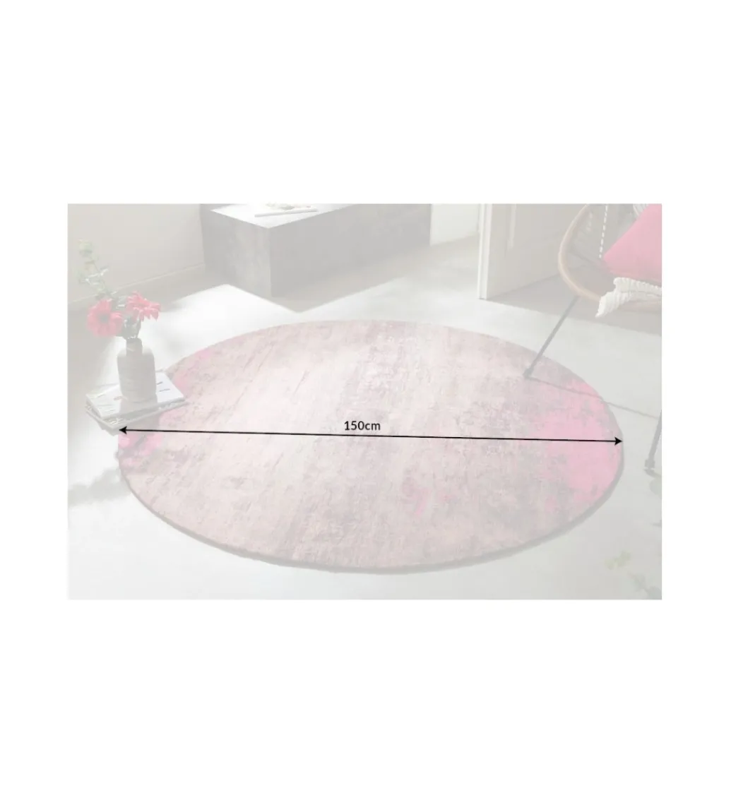 Dywan modern art 150 cm różowy*Invicta Interior Online