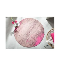 Dywan modern art 150 cm różowy*Invicta Interior Online